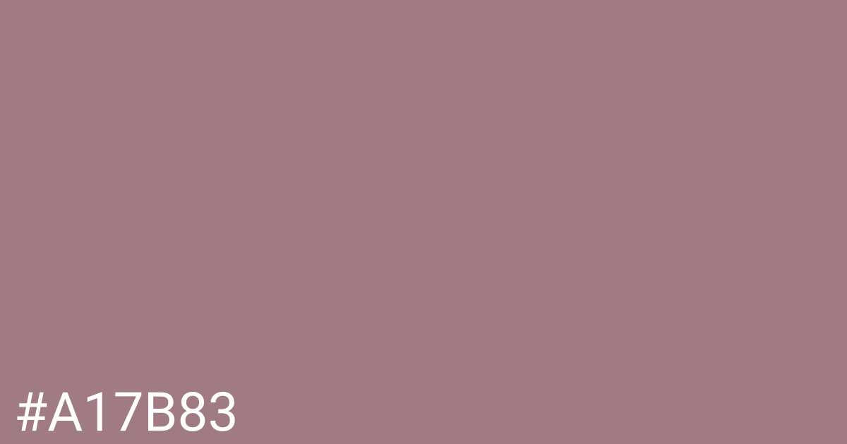 Hex color #a17b83 graphic