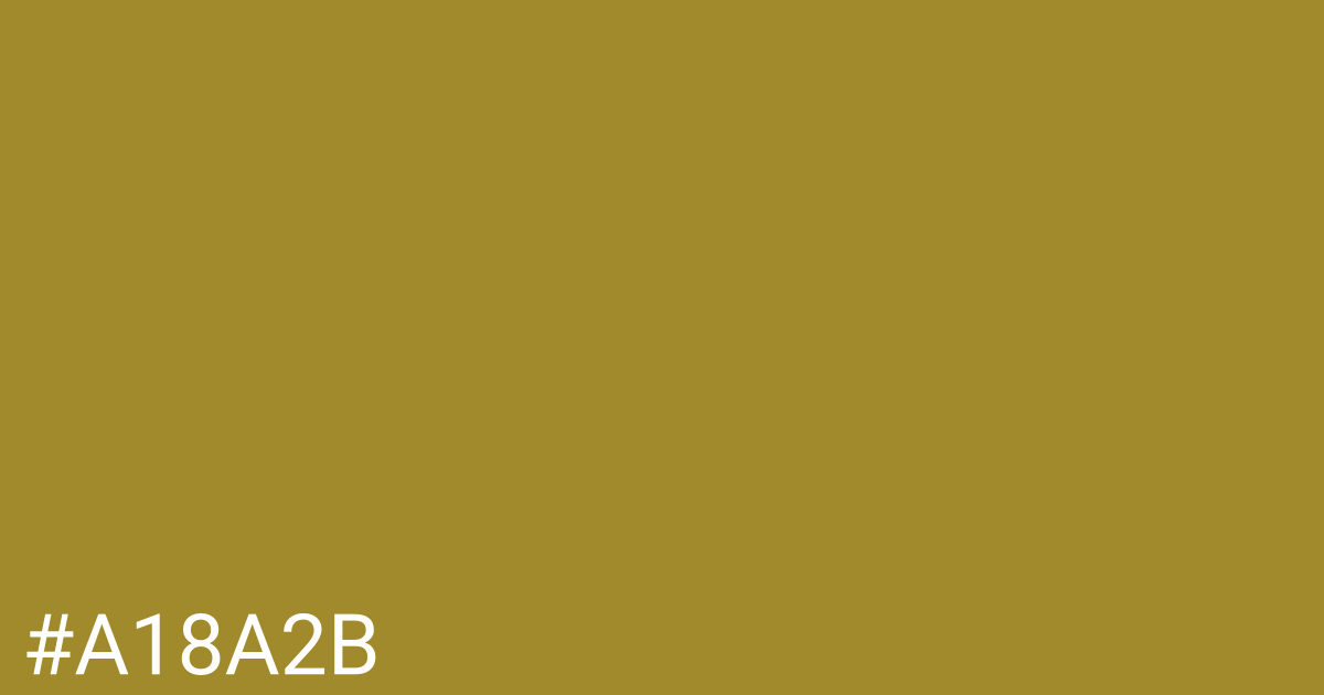 Hex color #a18a2b graphic
