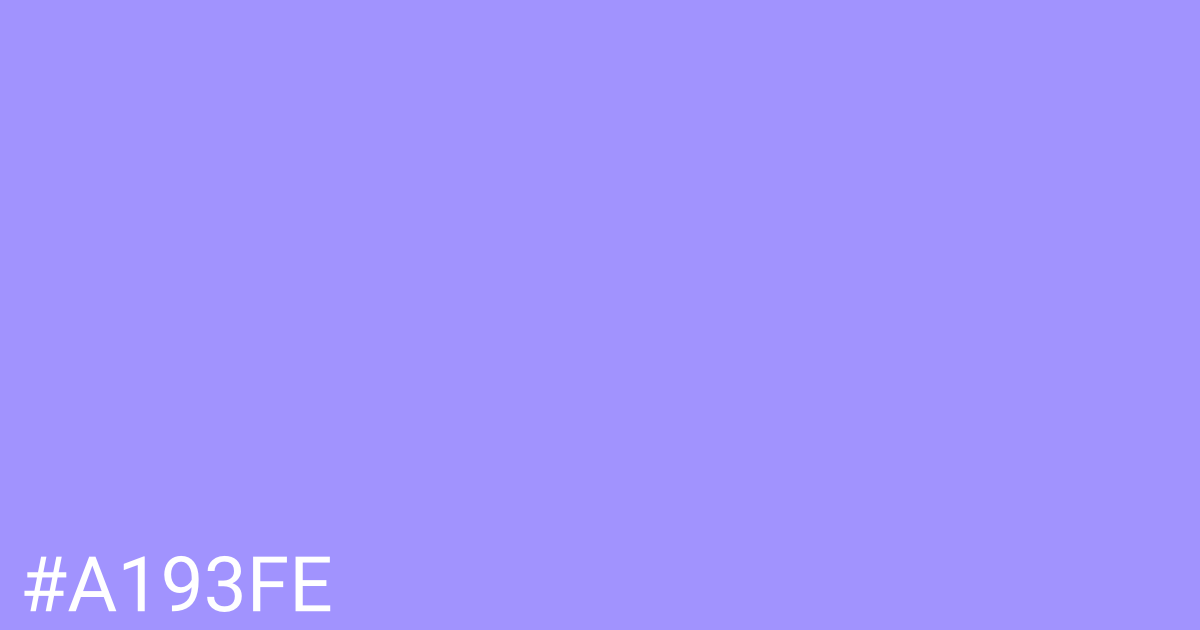 Hex color #a193fe graphic