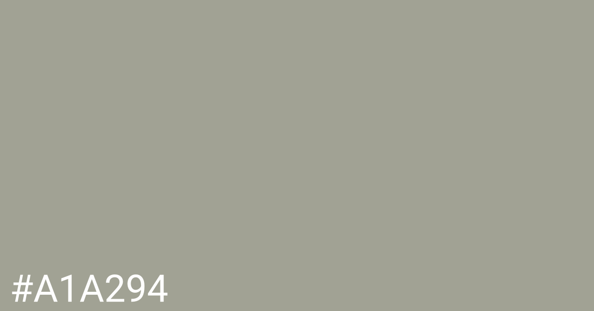 Hex color #a1a294 graphic