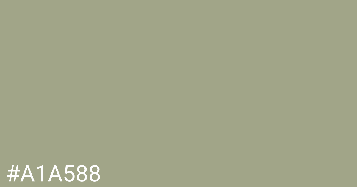 Hex color #a1a588 graphic