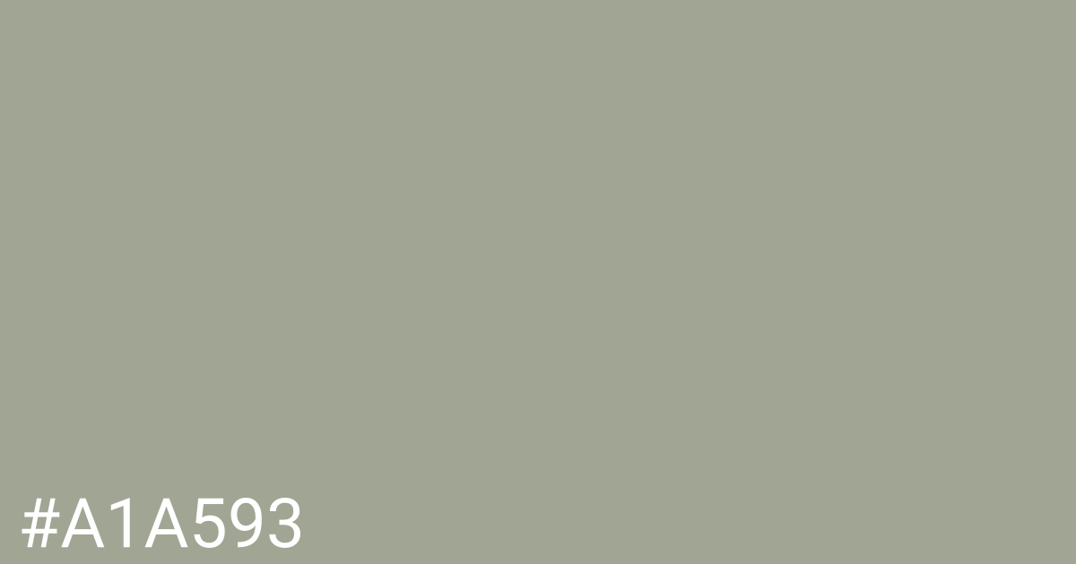 Hex color #a1a593 graphic