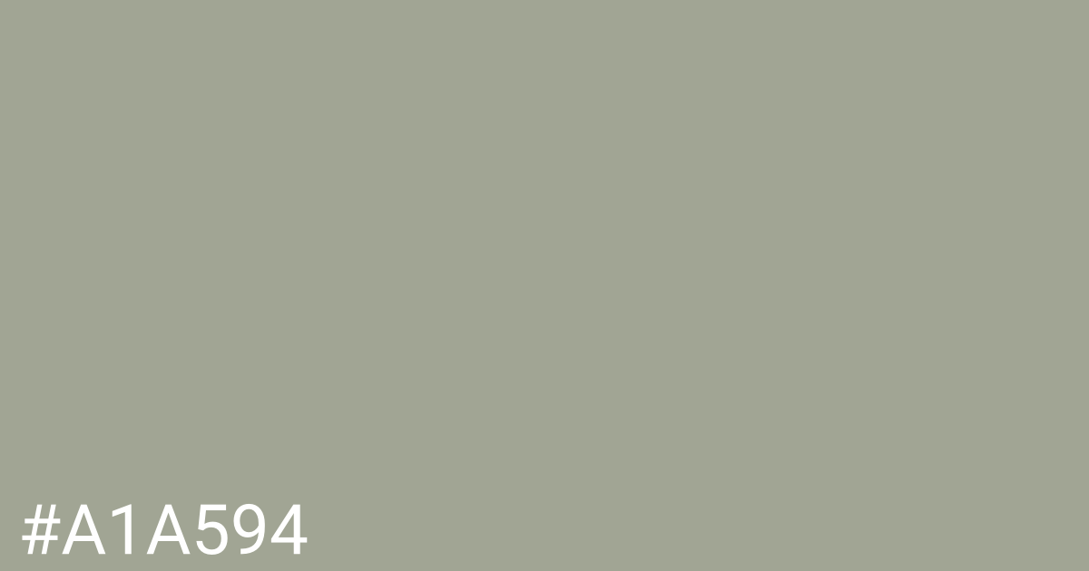 Hex color #a1a594 graphic