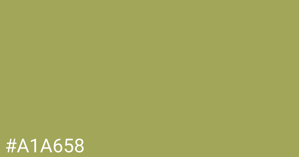 Hex color #a1a658 graphic