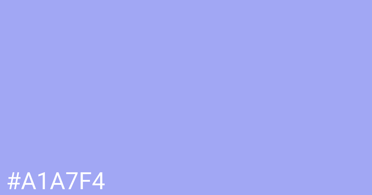 Hex color #a1a7f4 graphic