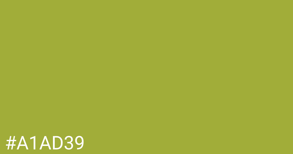 Hex color #a1ad39 graphic