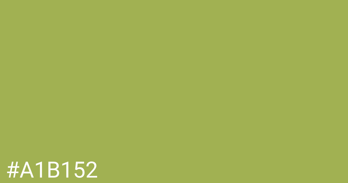 Hex color #a1b152 graphic