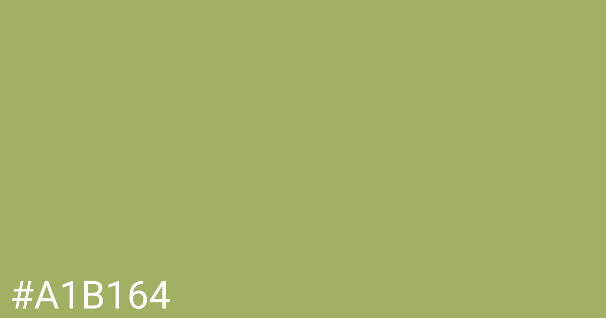 Hex color #a1b164 graphic