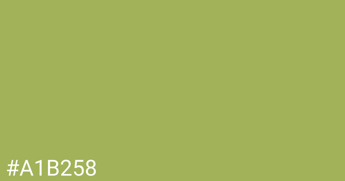 Hex color #a1b258 graphic