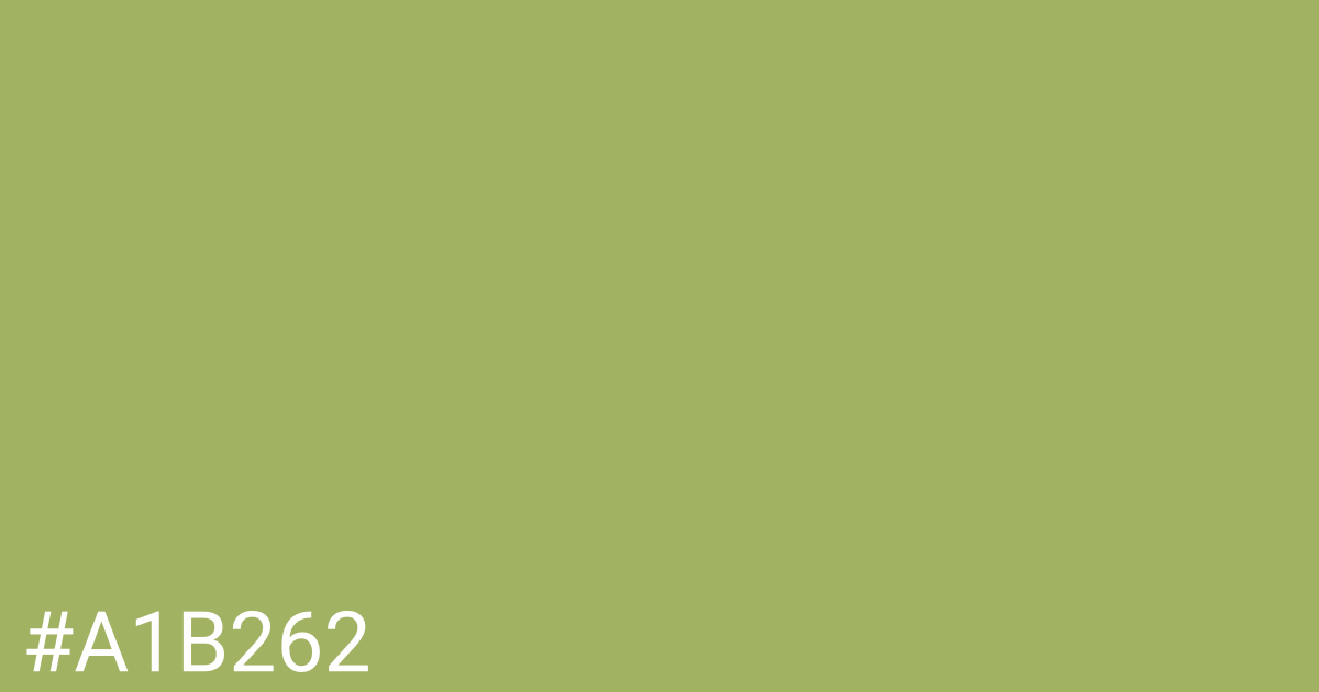 Hex color #a1b262 graphic