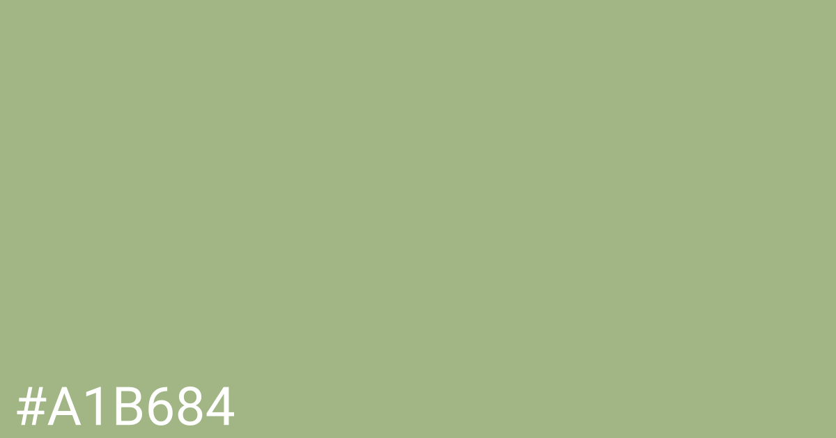 Hex color #a1b684 graphic