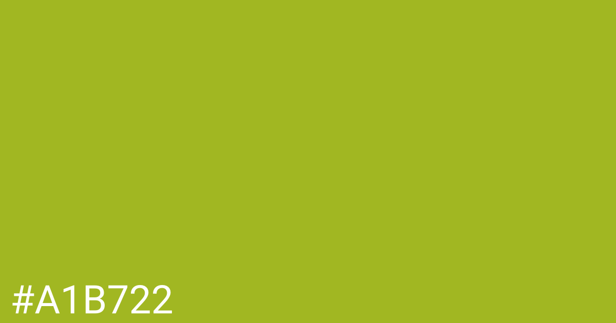 Hex color #a1b722 graphic