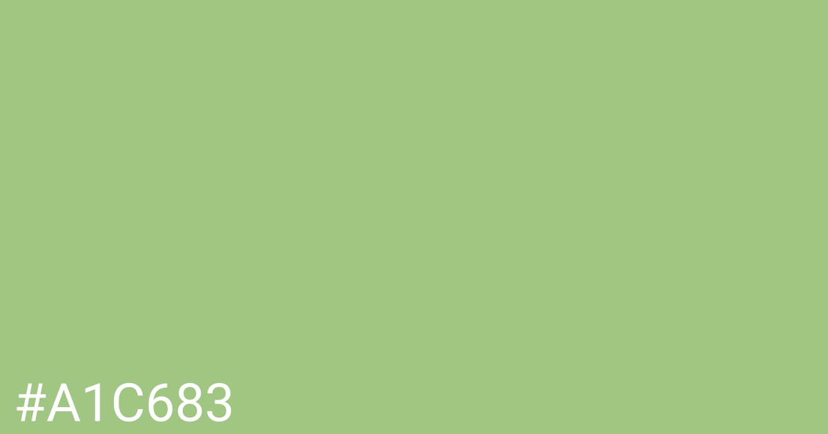 Hex color #a1c683 graphic