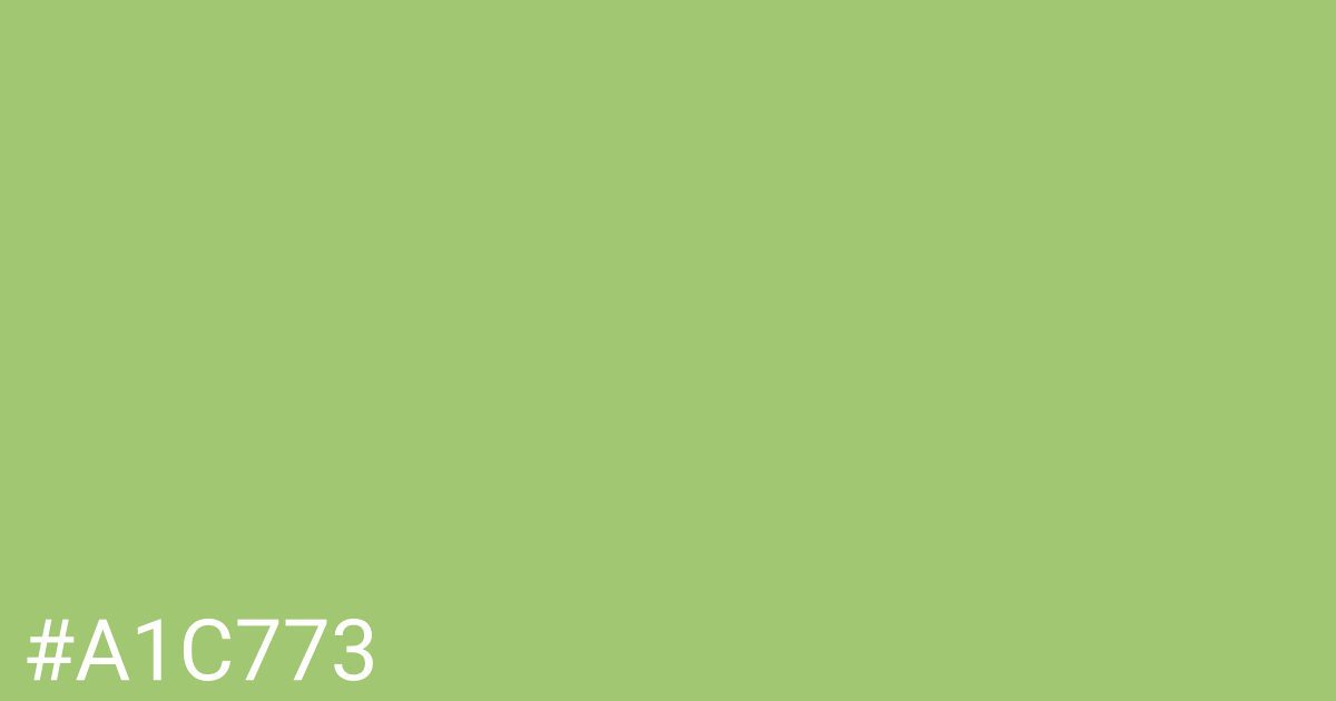 Hex color #a1c773 graphic