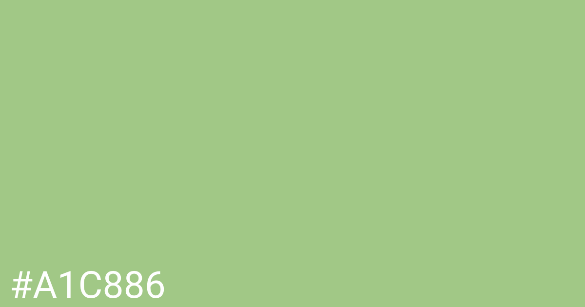 Hex color #a1c886 graphic