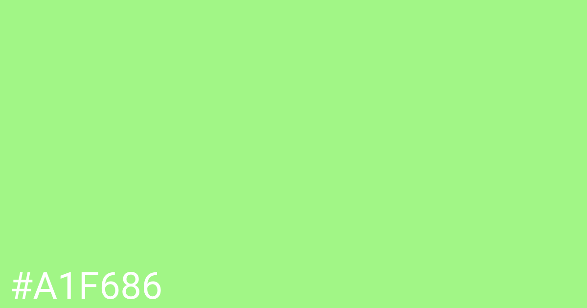 Hex color #a1f686 graphic