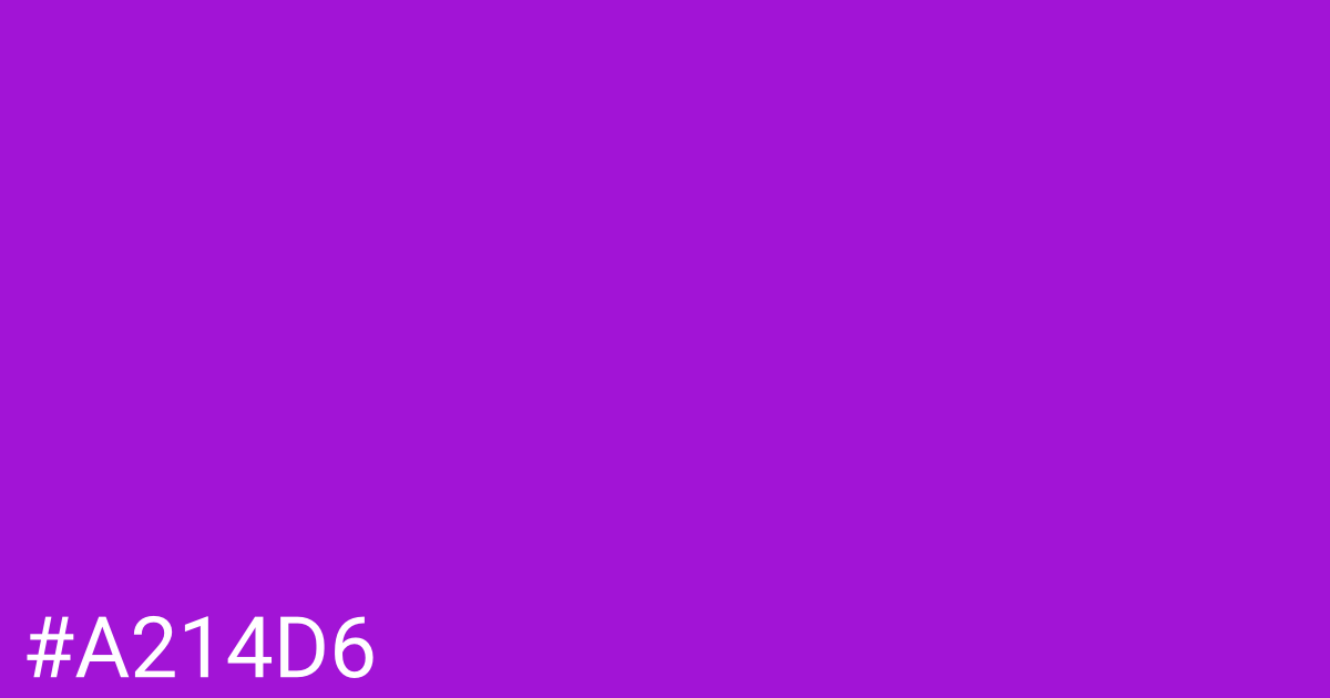 Hex color #a214d6 graphic