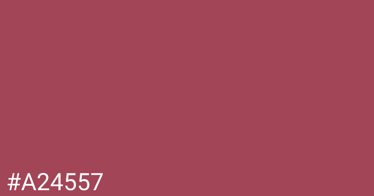Hex color #a24557 graphic