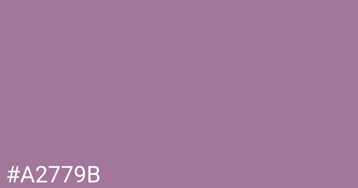 Hex color #a2779b graphic