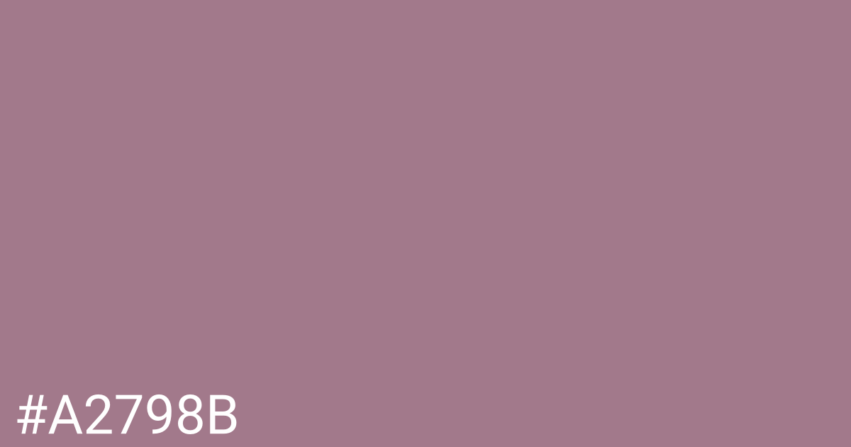 Hex color #a2798b graphic