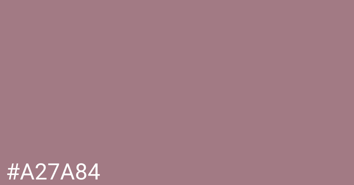 Hex color #a27a84 graphic