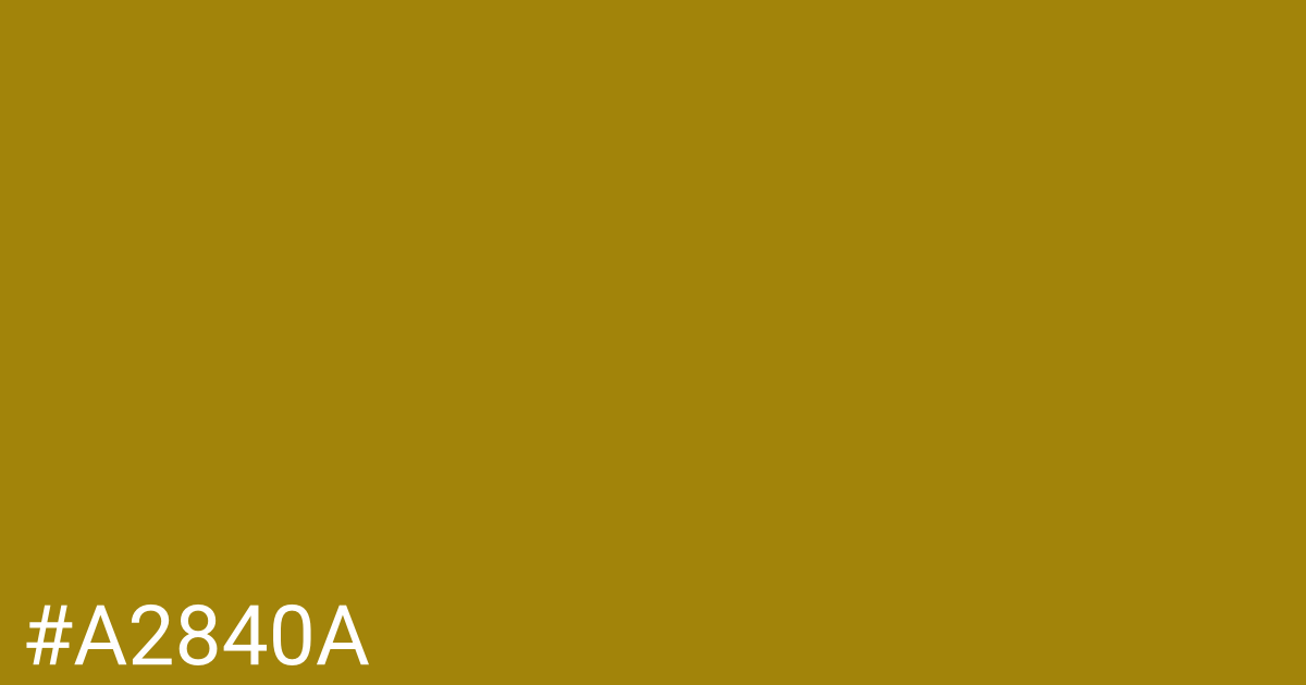 Hex color #a2840a graphic