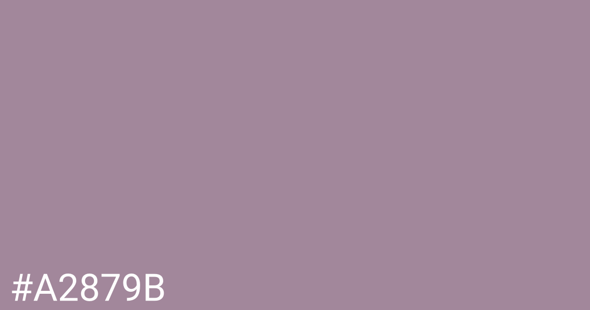 Hex color #a2879b graphic