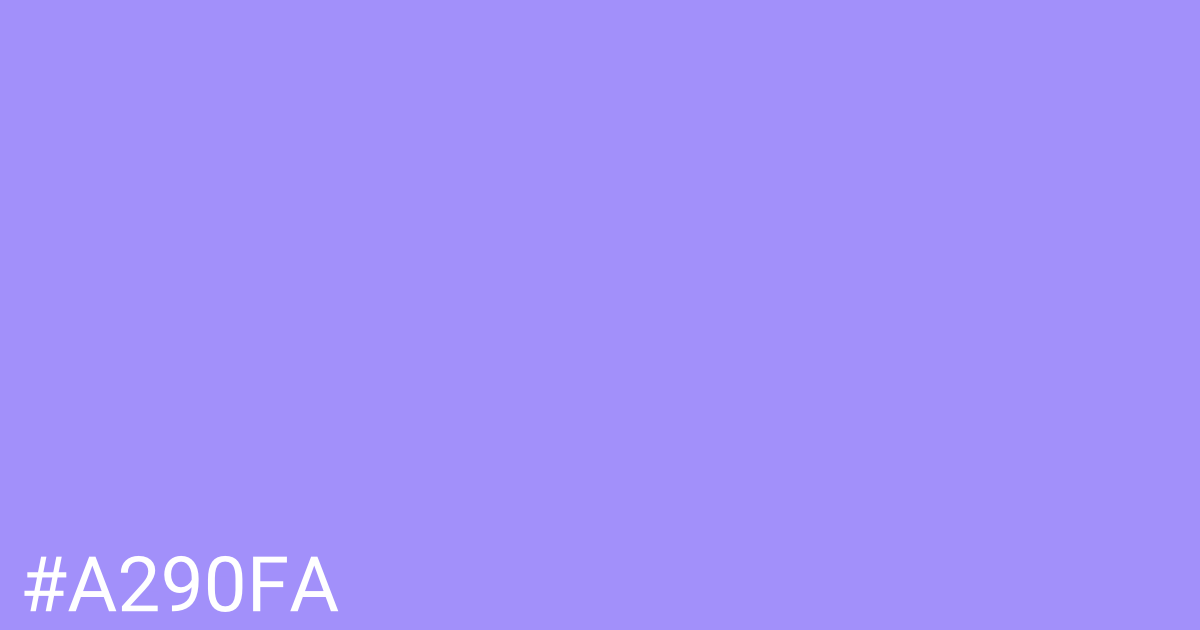 Hex color #a290fa graphic