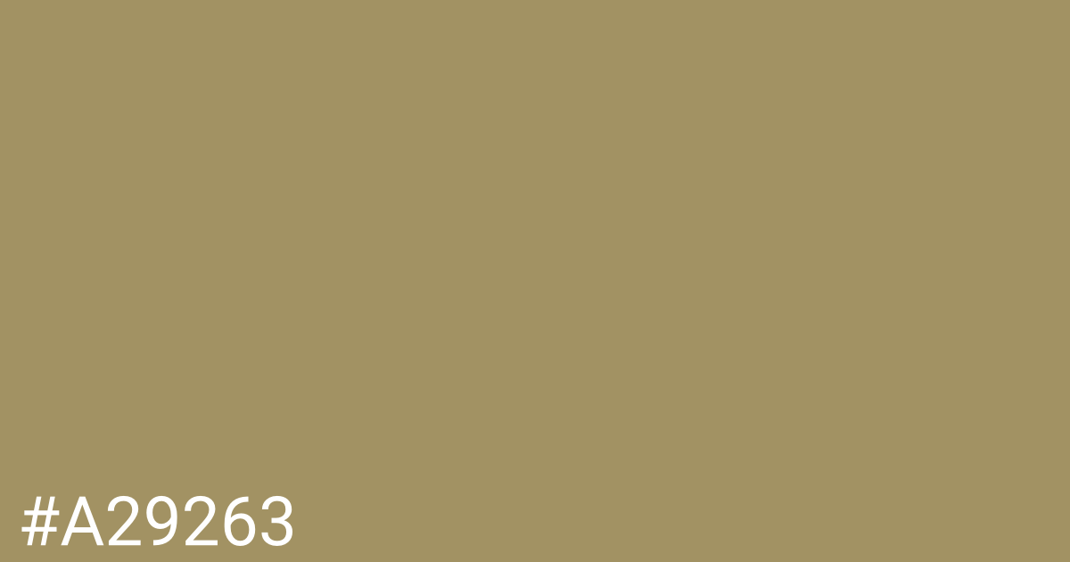 Hex color #a29263 graphic