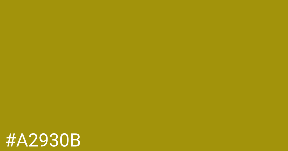 Hex color #a2930b graphic