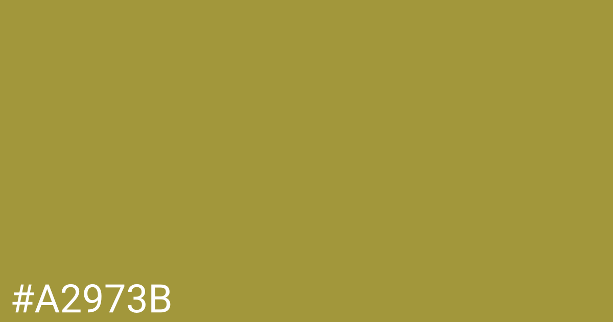 Hex color #a2973b graphic