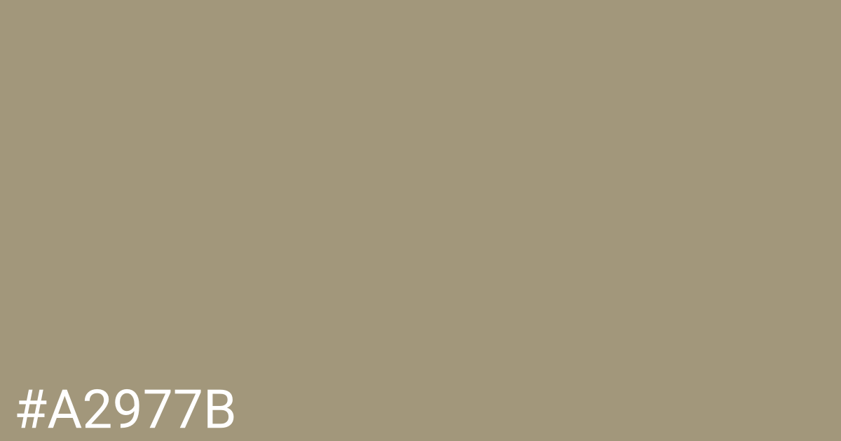 Hex color #a2977b graphic