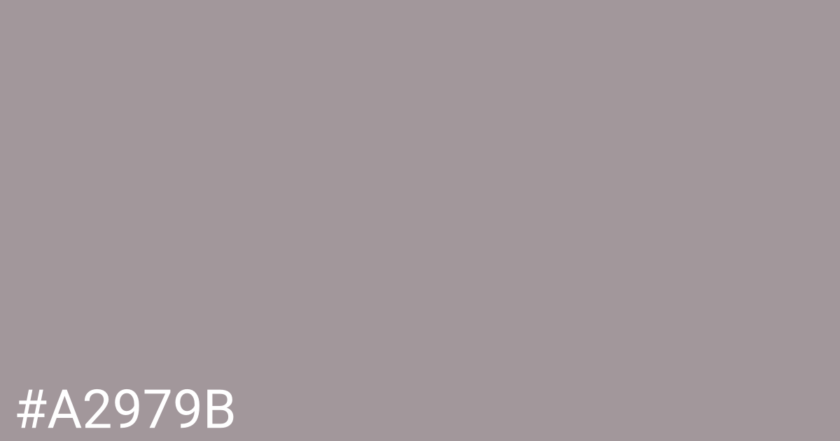 Hex color #a2979b graphic