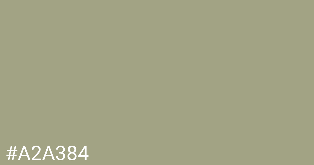 Hex color #a2a384 graphic