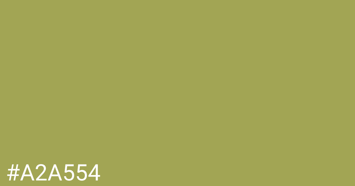 Hex color #a2a554 graphic