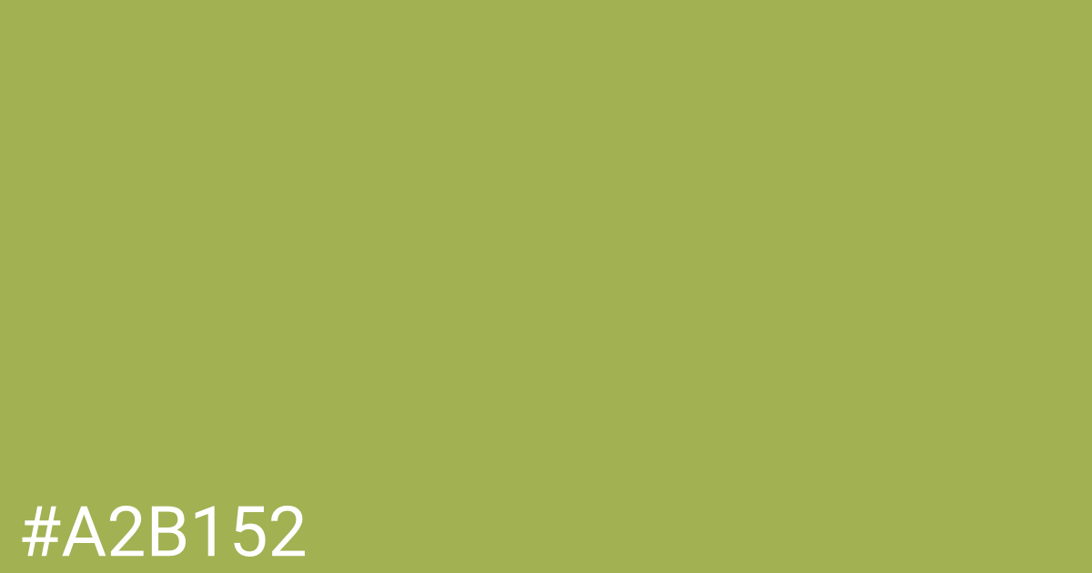 Hex color #a2b152 graphic