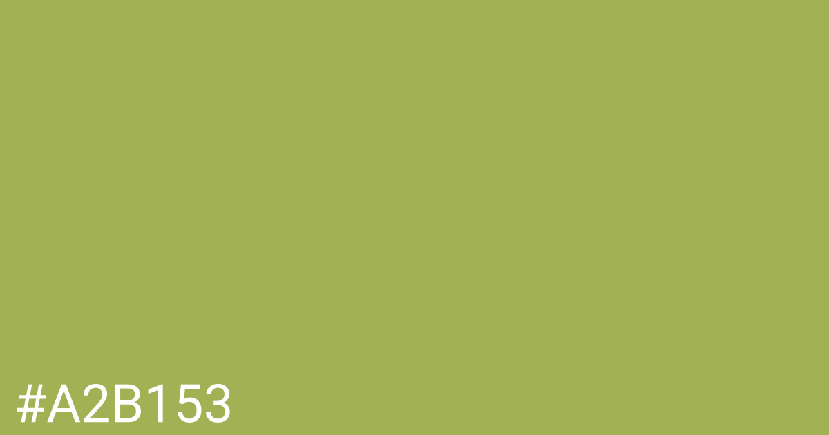 Hex color #a2b153 graphic