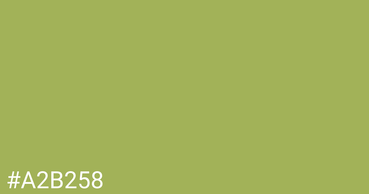 Hex color #a2b258 graphic