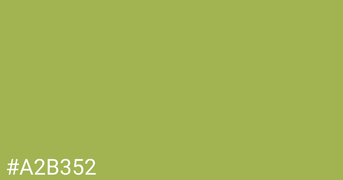 Hex color #a2b352 graphic