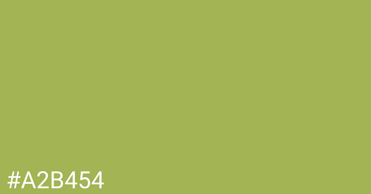 Hex color #a2b454 graphic