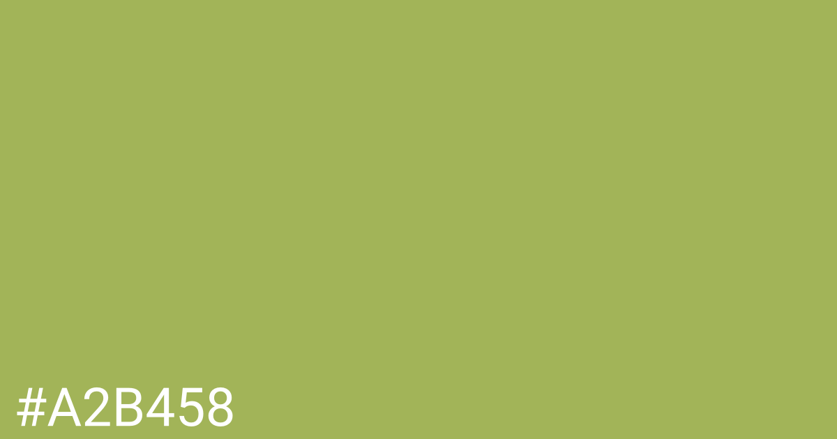 Hex color #a2b458 graphic