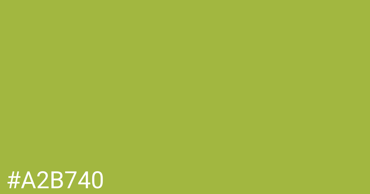 Hex color #a2b740 graphic