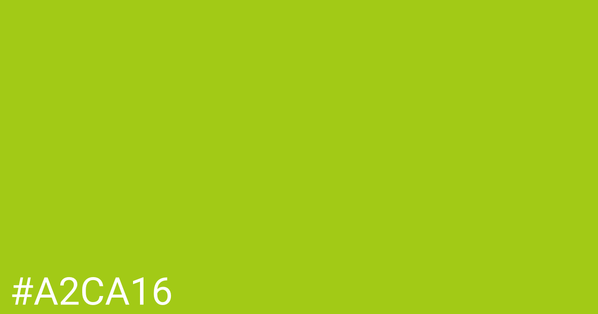 Hex color #a2ca16 graphic