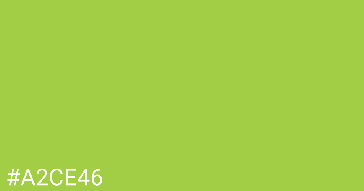 Hex color #a2ce46 graphic