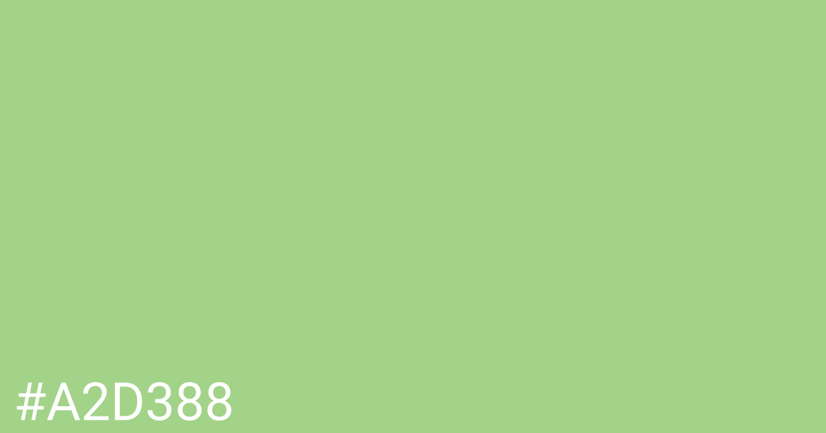 Hex color #a2d388 graphic