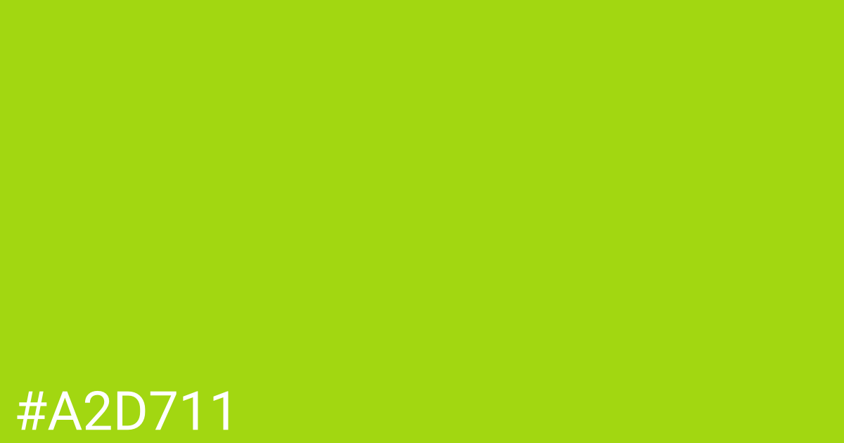 Hex color #a2d711 graphic