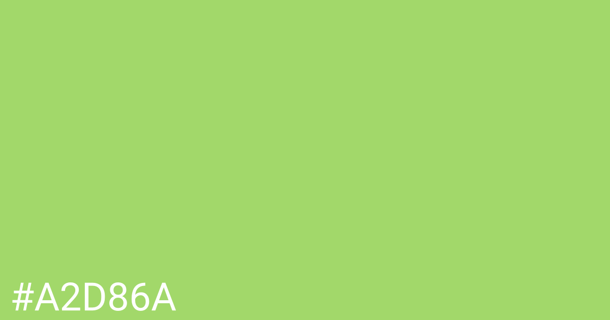 Hex color #a2d86a graphic