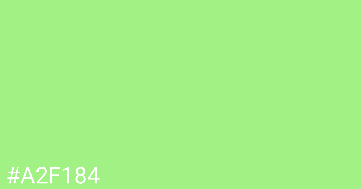 Hex color #a2f184 graphic