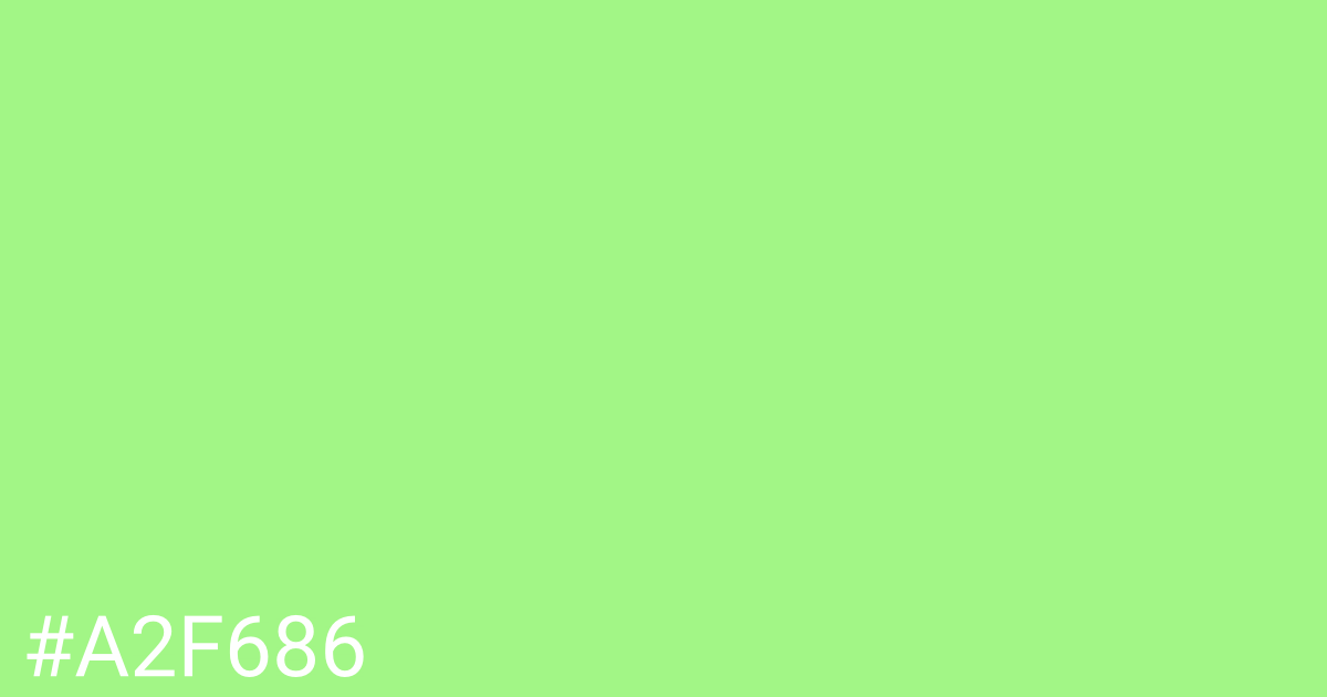 Hex color #a2f686 graphic