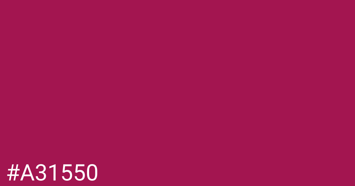 Hex color #a31550 graphic
